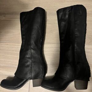 Fergalicious Black Heeled Boots
